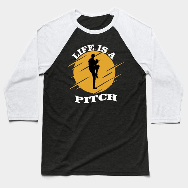 Baseball Pitcher Softball Pitch Baseball T-Shirt by DesignSpirit